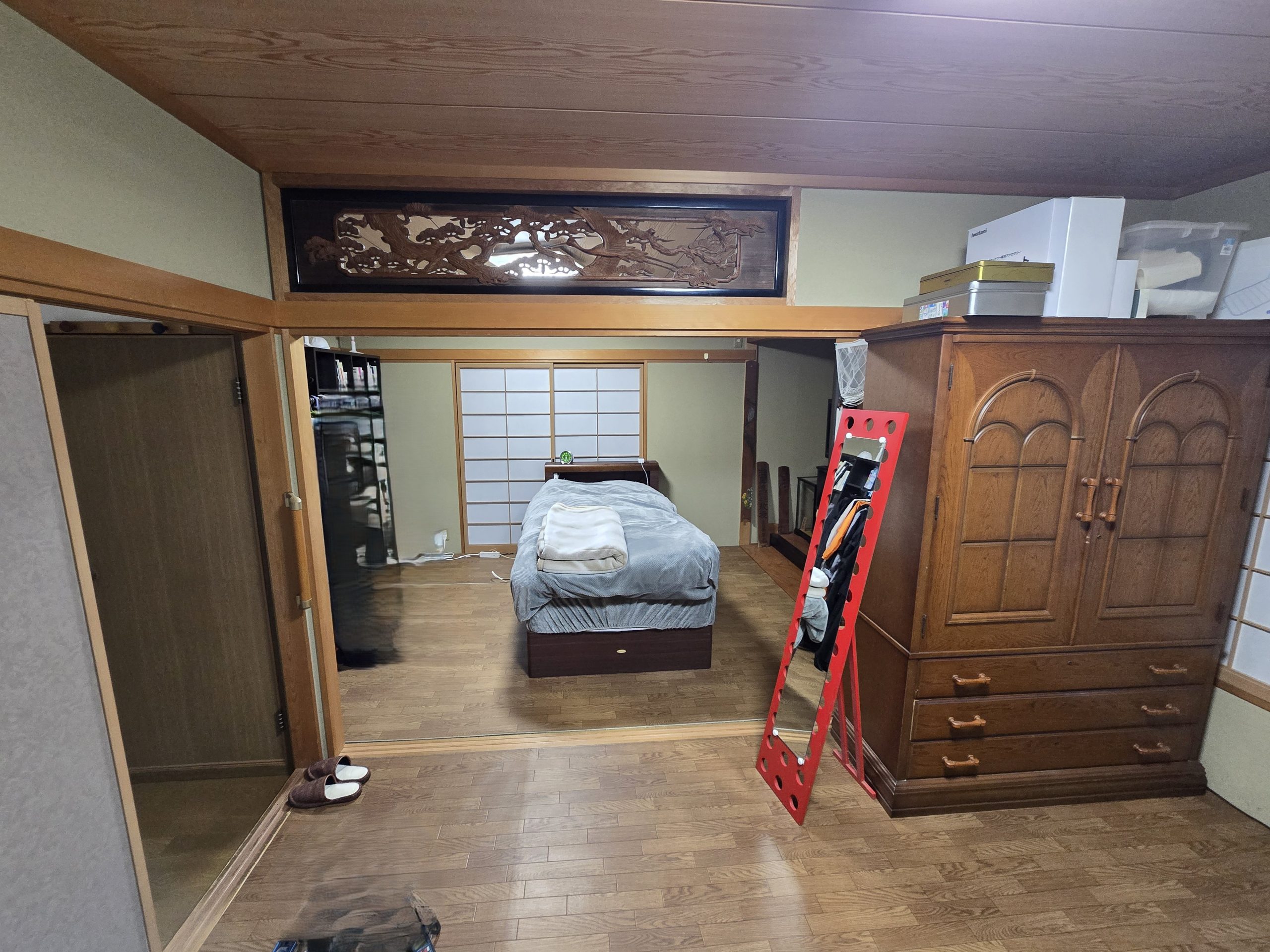 以前は2部屋でしたが