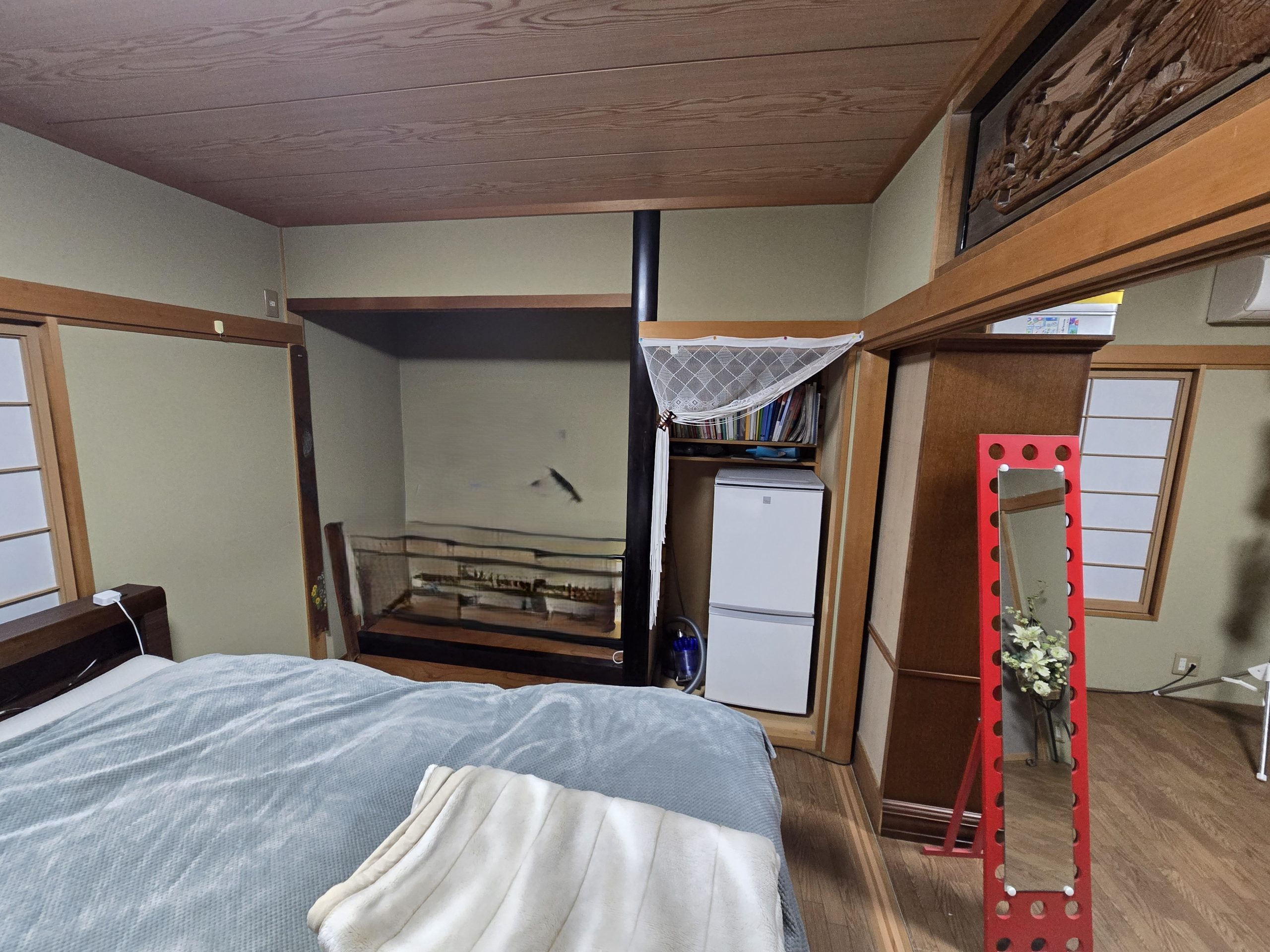 元々は床の間でしたが、暮らしに合わせてリフォームされました