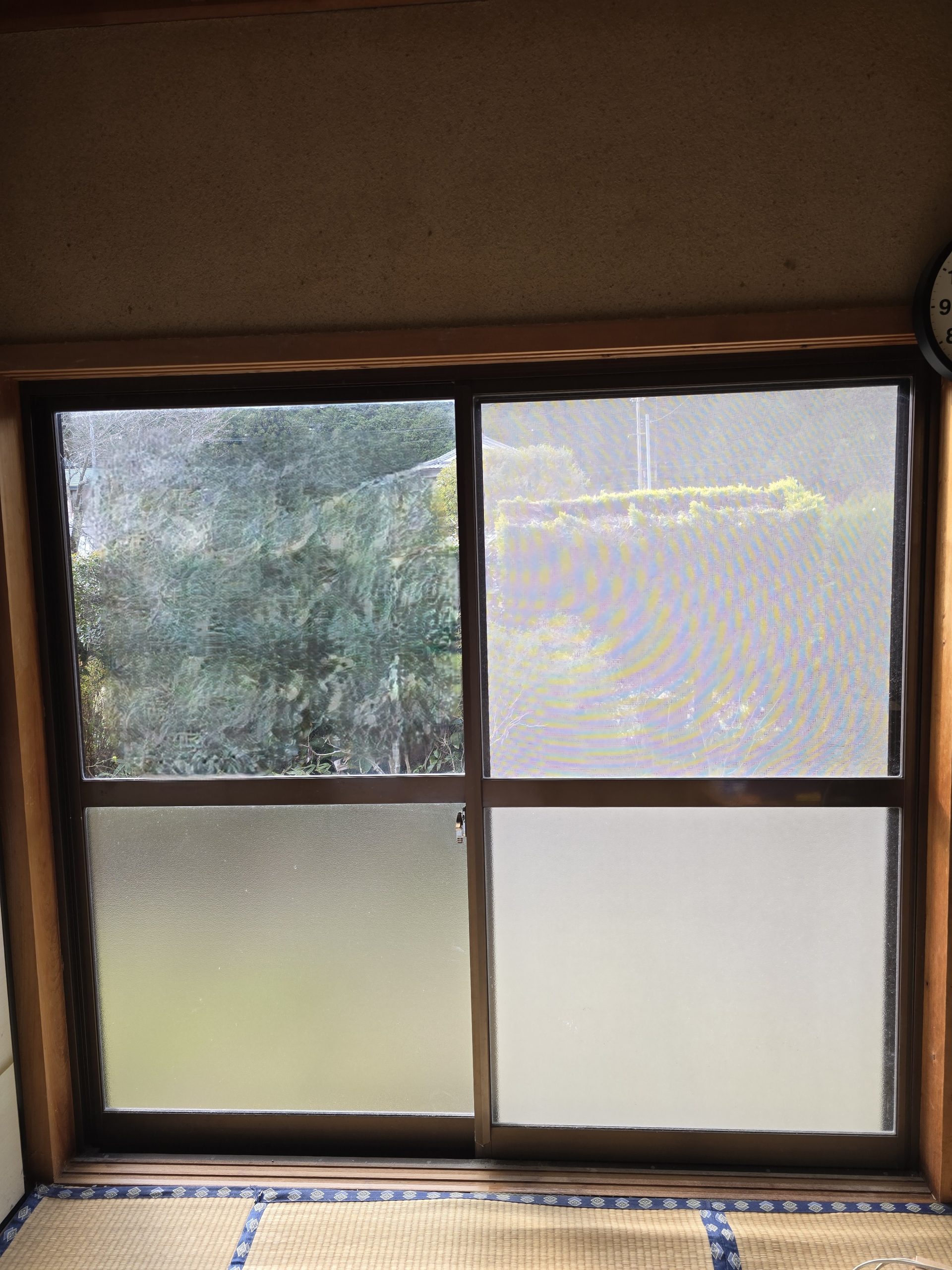 施工前の和室掃き出し窓です